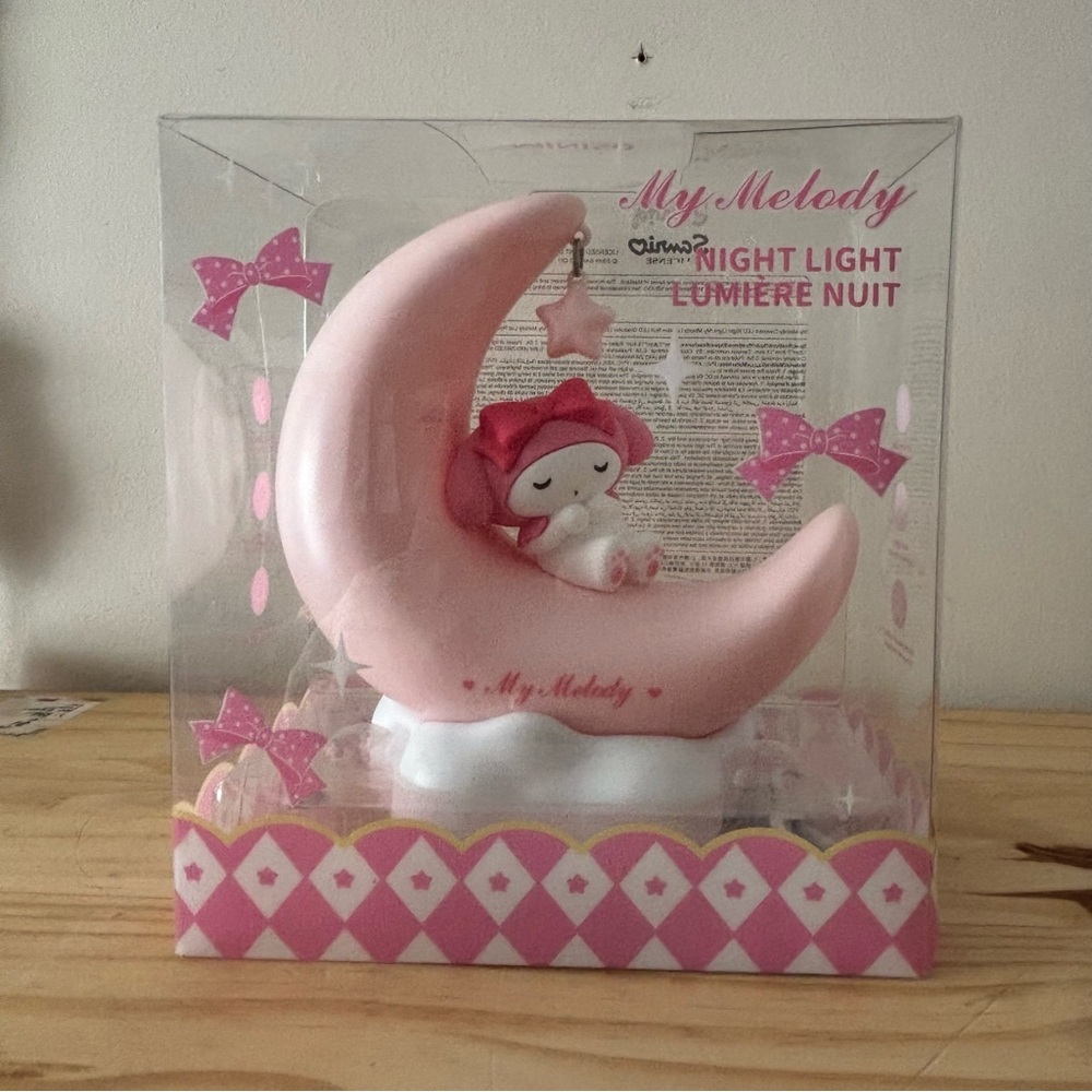 Sanrio My Melody Pink Moon Night Light